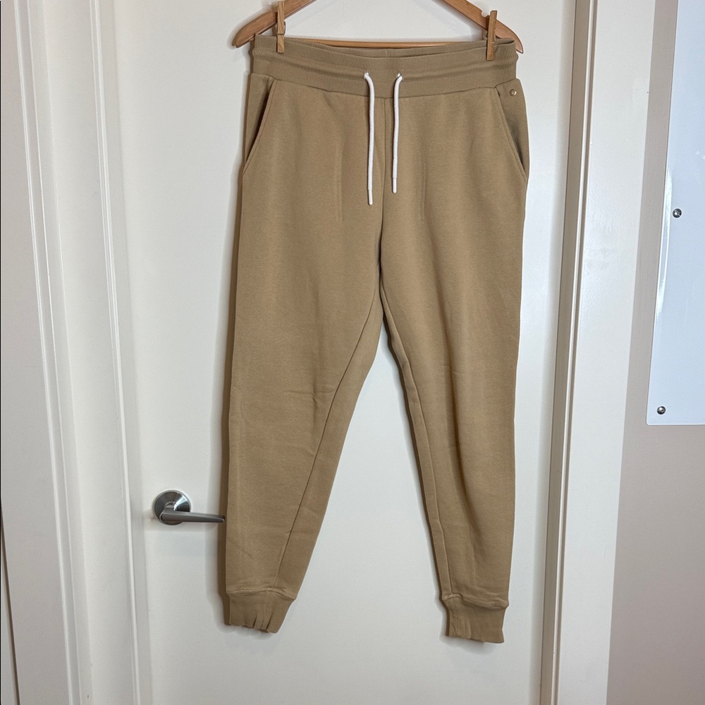 LatteLove Tan Jogger Pants